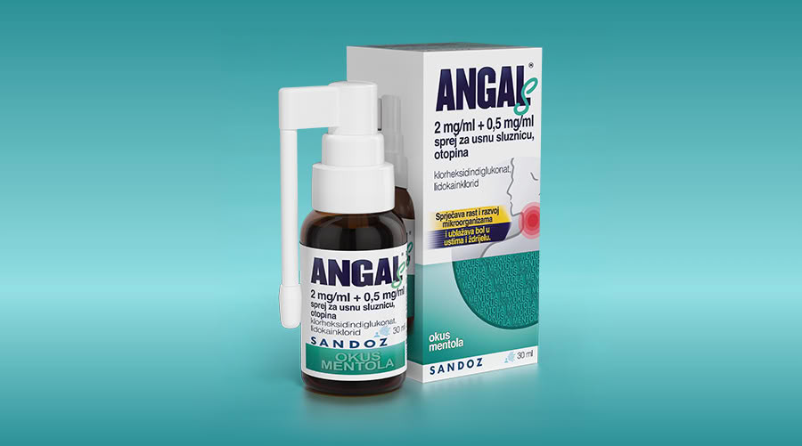 ANGAL® S sprej za grlo